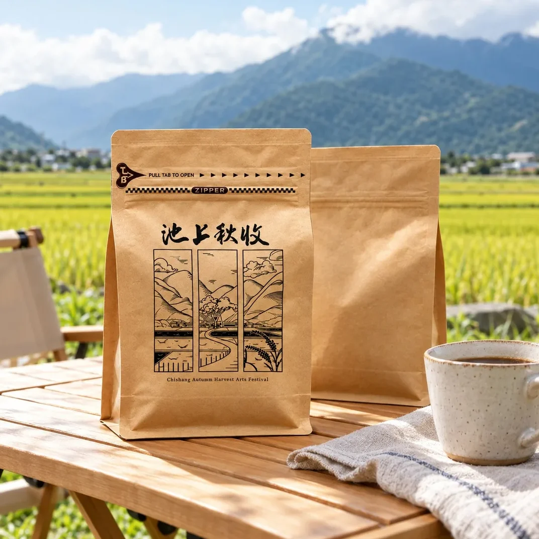 秋收咖啡豆　肯亞式水洗情境照